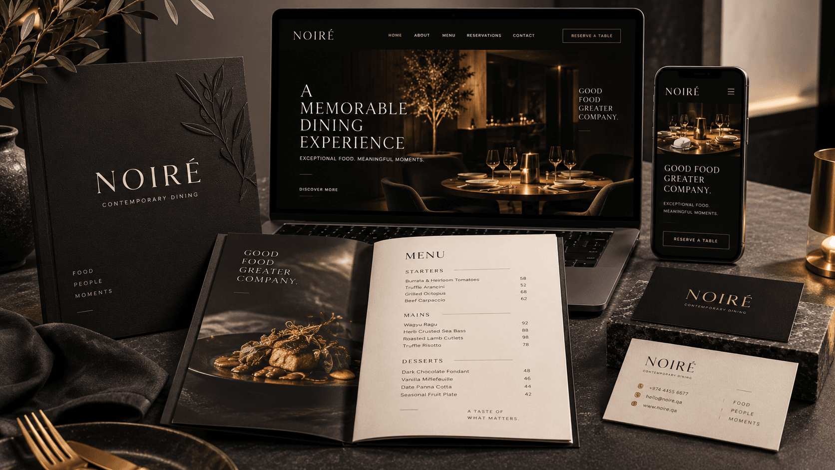 NOIRÉ — project preview